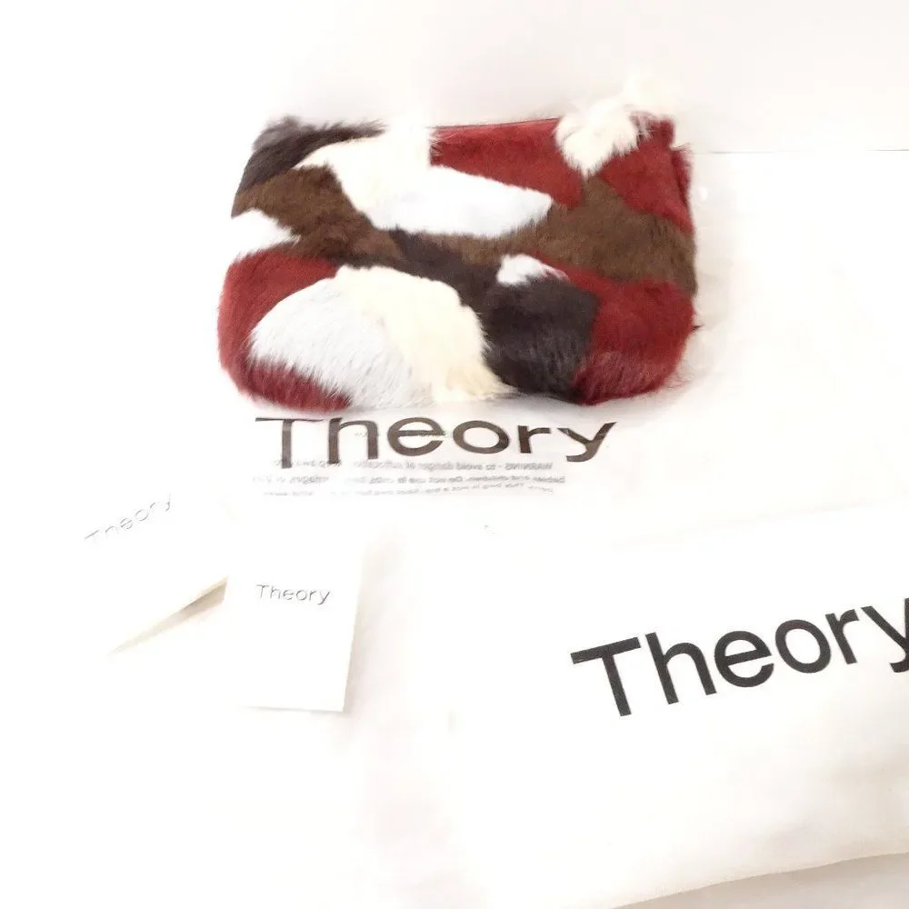 Theory Transformer Clutch Rabbit Fur NWT 298